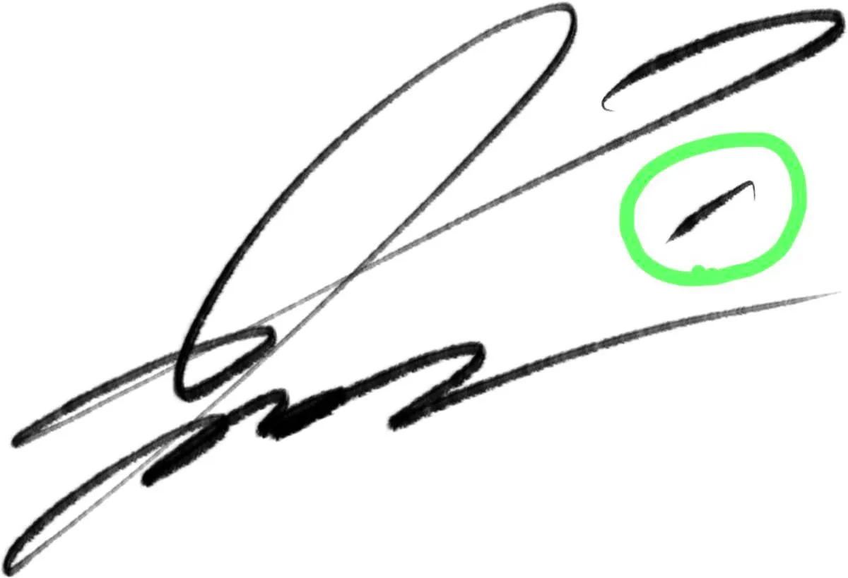 クールでスタイリッシュなサインの作り方書き方