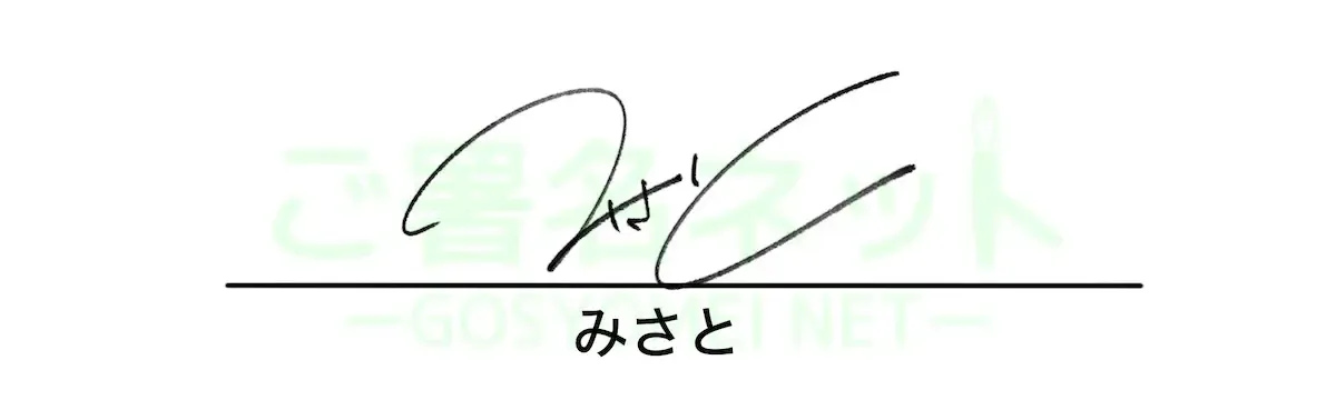ひらがなサインの作り方